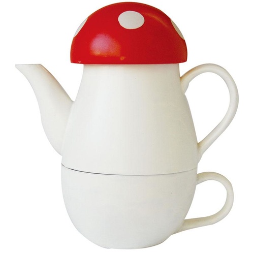 Toadstool Tea for One Set