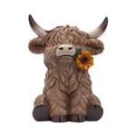 Splosh Saddle & Bloom - Highland Cow 'Sunflower'