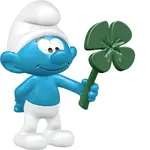 Schleich The Smurfs - Smurf With Clover Leaf