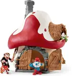 Schleich The Smurfs - Smurf House With 2 Figurines