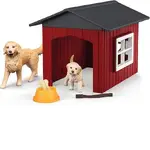 Schleich Farm World - Dog Kennel with Golden Retriever
