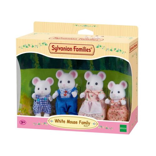 Sylvanian Families - White Mouse Family