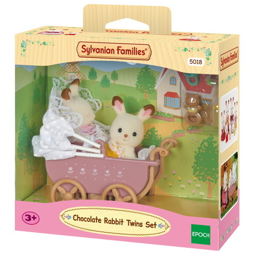 Sylvanian Families - Chocolate Rabbit Twins Set