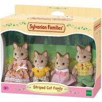 Sylvanian Families - Striped Cat Family 