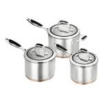 Scanpan - Coppernox Saucepan Set - 3 Piece