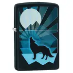 Zippo Lighter - Windproof Wolf and Moon