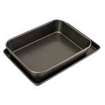 Bakemaster - Bakeware Roasting Pan and Oven Tray Twin Pack
