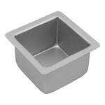 Bakemaster - Silver Anodised Square Cake Pan - 10 x 8cm