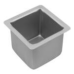 Bakemaster - Silver Anodised Square Deep Cake Pan - 10 x 10cm