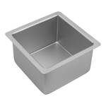 Bakemaster - Silver Anodised Square Deep Cake Pan - 15 x 10cm