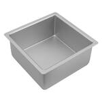 Bakemaster - Silver Anodised Square Deep Cake Pan - 20 x 10cm