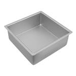 Bakemaster - Silver Anodised Square Deep Cake Pan - 25 x 10cm