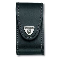 Victorinox Swiss Army Knife Pouch - Black Leather