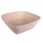 Bakemaster - Square Proving Basket - 25 x 9cm