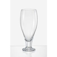 Bohemia Bar Beer Glasses - 380ml Thick Stem (Set of 4)