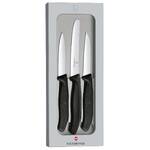 Victorinox Swiss Classic Paring Knife 3pc Set Black