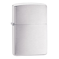 Zippo Lighter - Brushed Finish Chrome