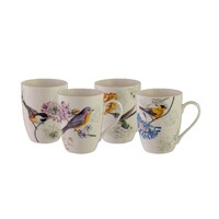 Bundanoon Coupe Mug - Birdsong (Set of 4)