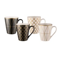 Bundanoon Conical Mug - Geotalics (Set of 4)