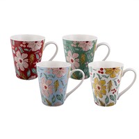 Bundanoon Concial Mug - Artist Blooms (Set of 4)