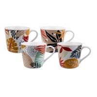 Bundanoon Mod Mug - Abstract Paradise (Set of 4)