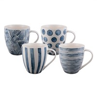 Bundanoon Mega Mug - Colour Blues (Set of 4)