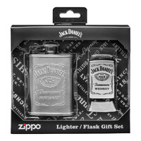 Zippo Gift Set - Jack Daniel's Lighter and Flask