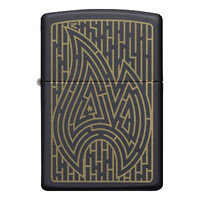 Zippo Lighter - Maze Design