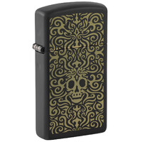 Zippo Lighter - Skull Filigree