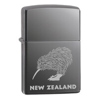 Zippo Lighter - Kiwi Black Ice