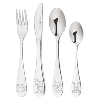 Wilkie Brothers - 4 Piece Kids Cutlery Set Woodland