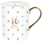 Sweet Heart Gold Handle Mug - 16th