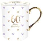 Sweet Heart Gold Handle Mug - 60th