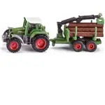 Siku Transport - Tractor with Forestry Trailer