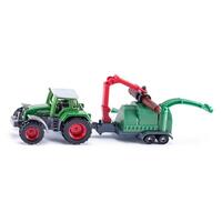 Siku Farmer - Tractor with Wood Chipper