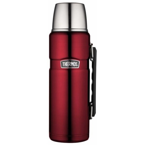 Thermos Stainless King Vacuum Flask 2L Red