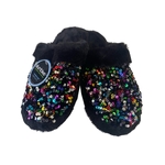 Slumbies Ladies Sequin Glam Slide Multi