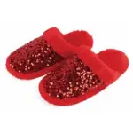 Slumbies Ladies Sequin Glam Slide Ruby