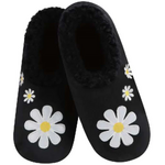 Slumbies Ladies Pairables Daisies All Day Black