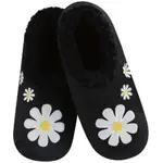 Slumbies Ladies Pairables Daisies All Day Black
