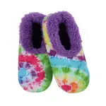 Slumbies Ladies Peace Out Tie Dye Purple