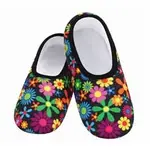 Slumbies Ladies Skinnies Black Neon