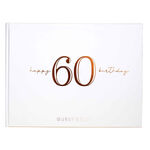Rose Gold 60th Birthday Guest Book