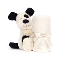 Jellycat Bashful Black & Cream Puppy - Soother