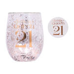 Splosh Celebration - Glitter Stemless Glass & Badge Set - 21