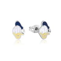 Disney Couture Kingdom Stainless Steel - Donald Duck - Enamel Stud Earrings