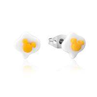 Disney Couture Kingdom Stainless Steel - Mickey Mouse Fried Egg - Stud Earrings