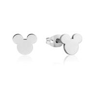 Disney Couture Kingdom Stainless Steel - Mickey Mouse Silhouette - Stud Earrings