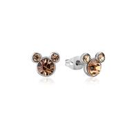 Disney Couture Kingdom Stainless Steel - Mickey November Birthstone - Stud Earrings