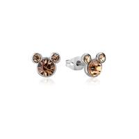 Disney Couture Kingdom Stainless Steel - Mickey November Birthstone - Stud Earrings